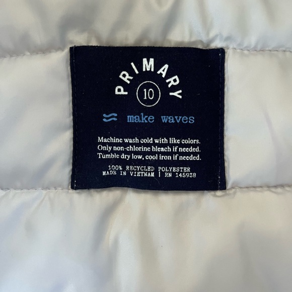 Kids Silver Puffer Jacket - Picture 2 of 2